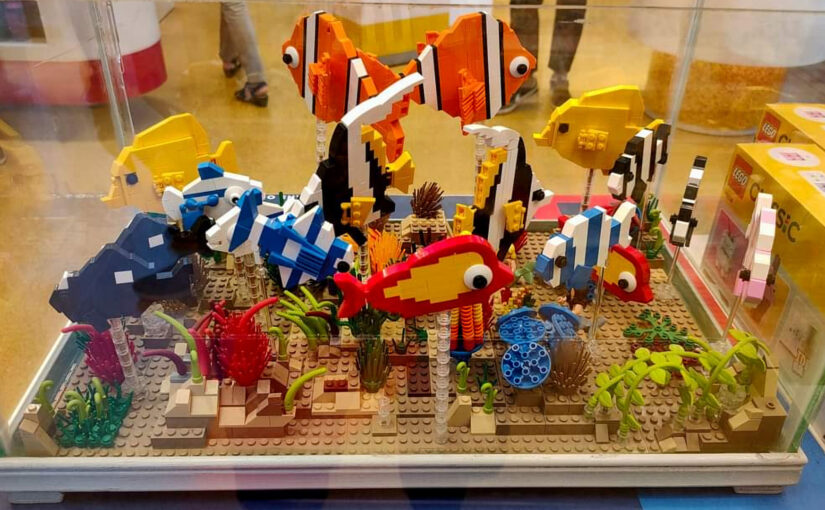 Il mio acquario esposto al LEGO Store di Milano